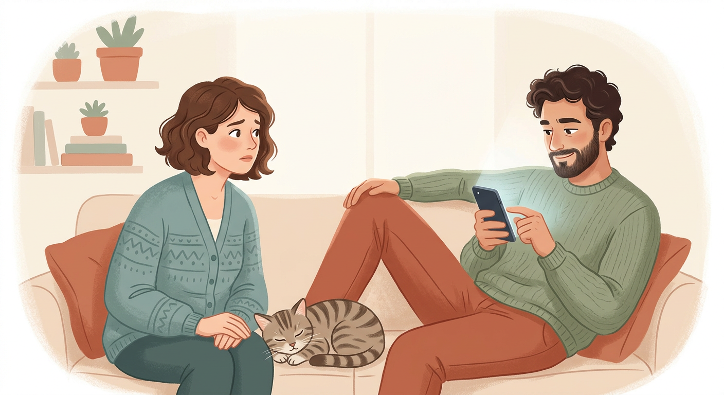 Vedi che il tuo partner ha messo dei like a foto di un/a ex. Tu…