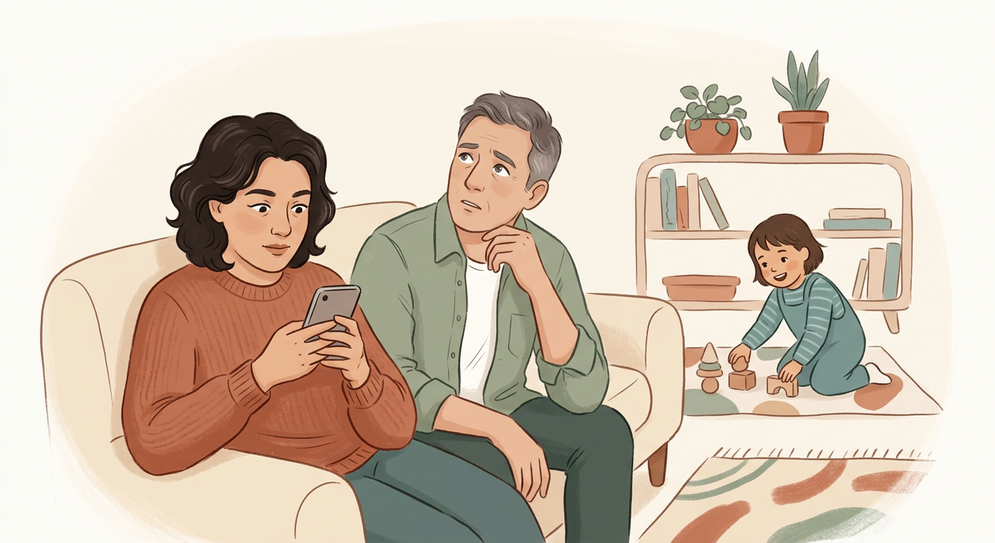 O seu parceiro/a continua a ser muito amigo/a do seu ex. Vc sente-se desconfortável. O que faz?
