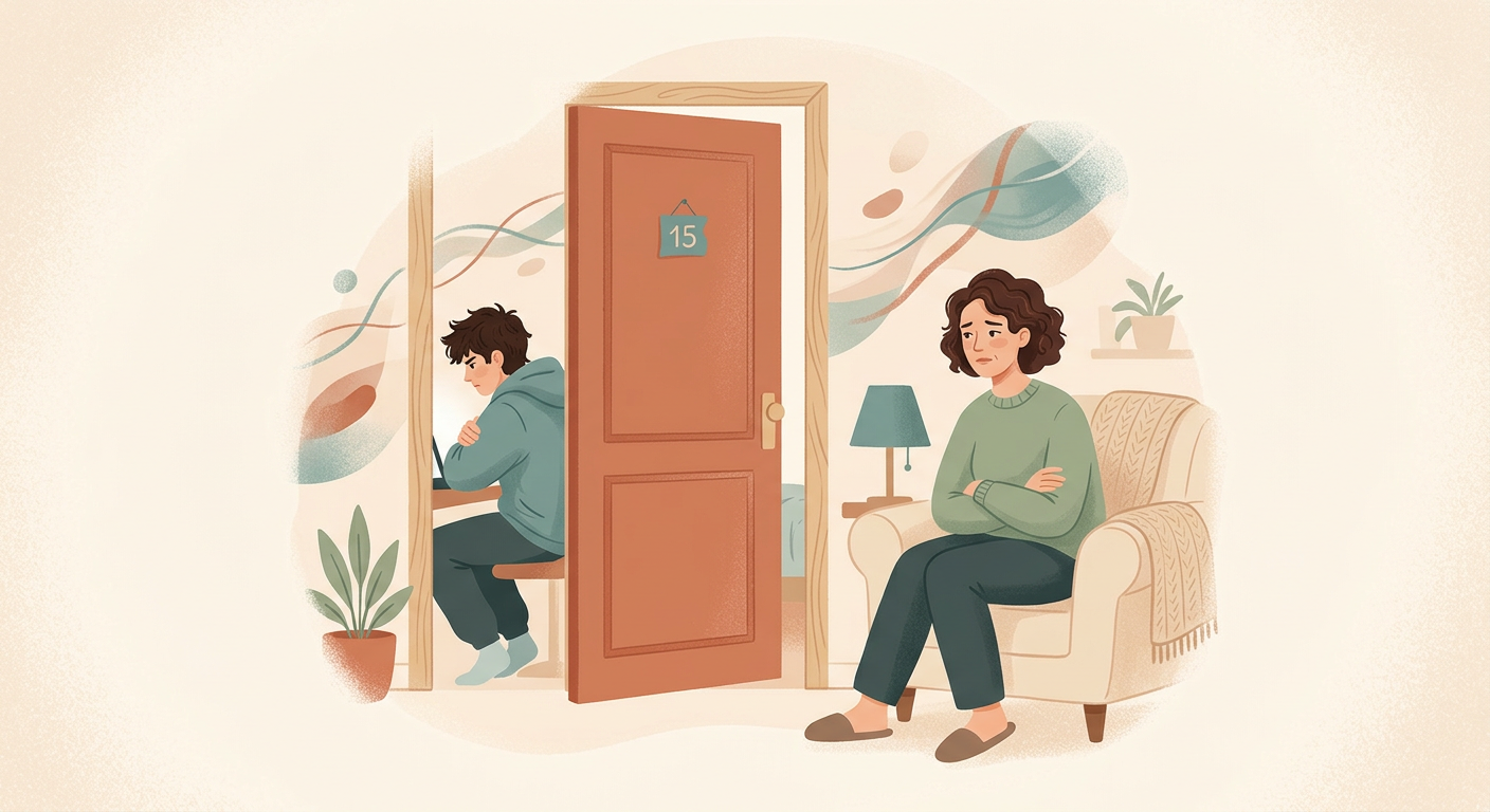 Lleva 3 días encerrado en su cuarto, irritable, contesta mal. Tú…
