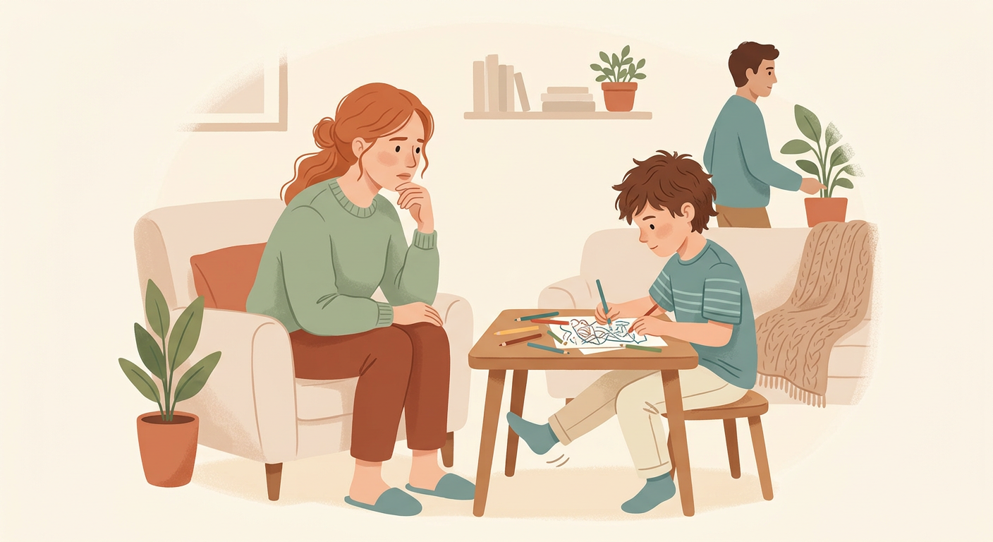 Your 9-year-old, who is very active, has just been recommended for an ADHD assessment. At home there's a split: your partner says, "He's just a boy, leave him be." You...