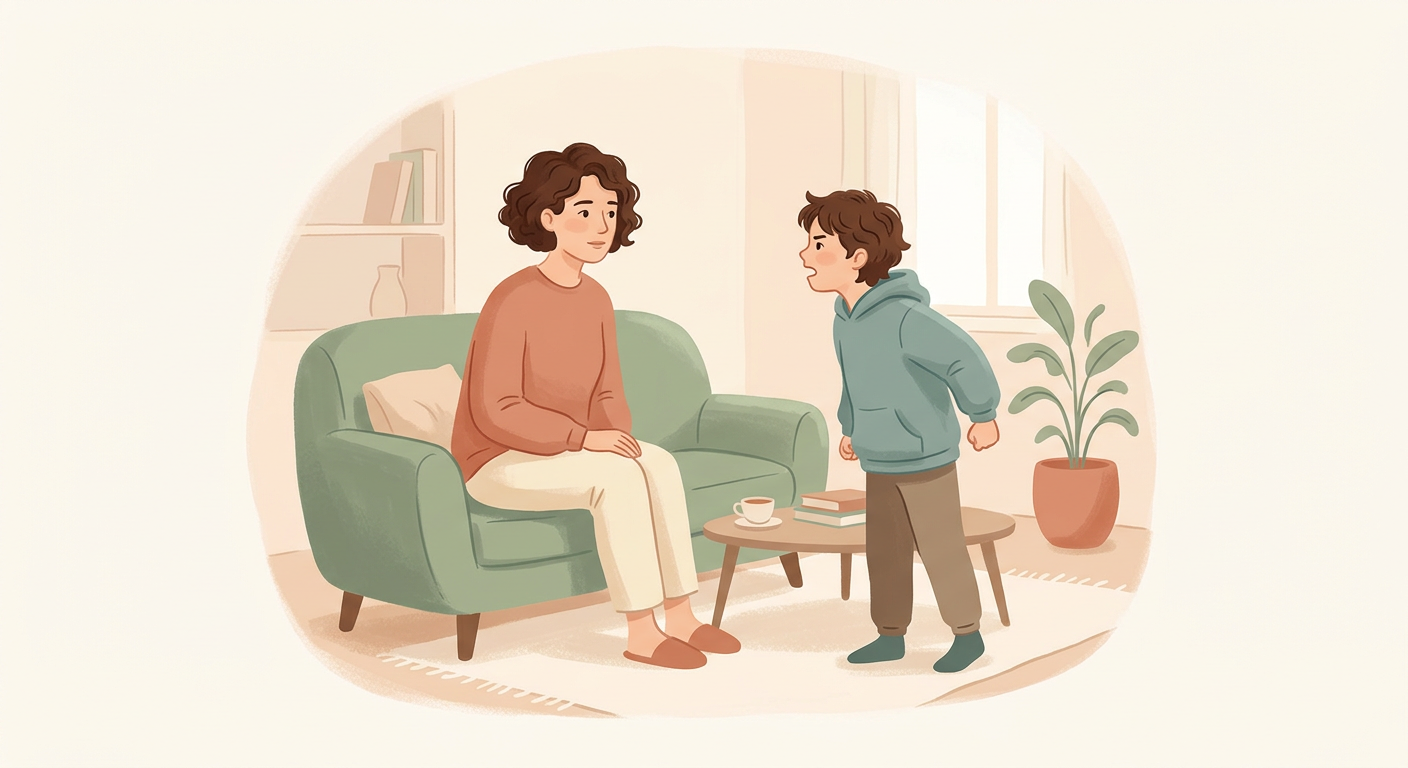 O seu filho de 12 anos grita-lhe 'odeio-te' porque lhe disse que não ia a uma festa.