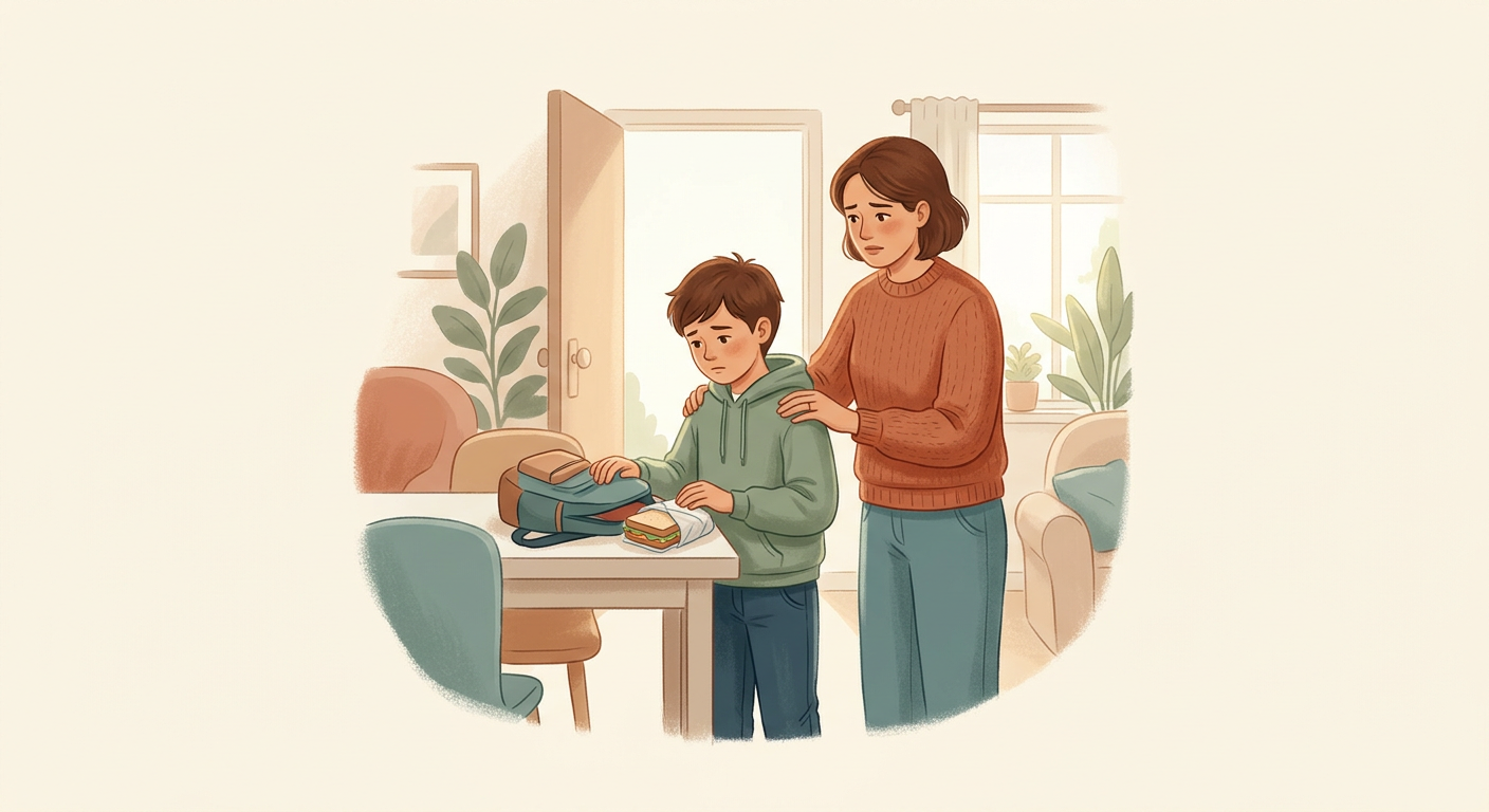 Votre enfant de 10 ans a oublié son goûter, son sac et son sweat à l'école pour la quatrième fois ce mois-ci. On vous appelle pour que vous veniez. Vous…